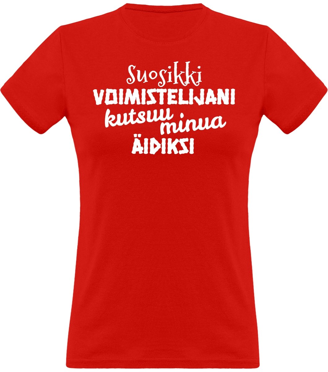 Suosikkivoimistelijani äidiksi klassinen naisten t-paita - FourFan