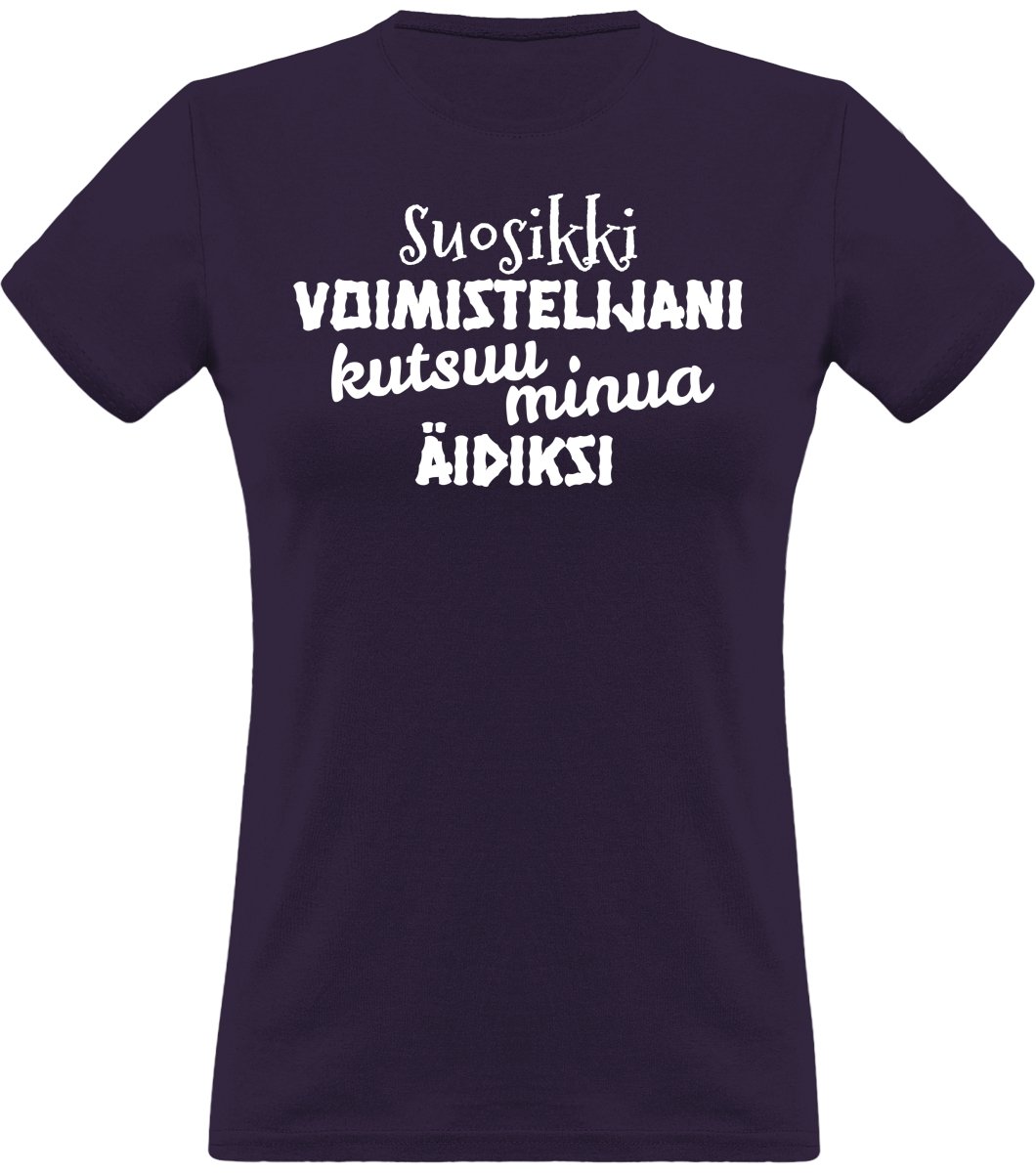 Suosikkivoimistelijani äidiksi klassinen naisten t-paita - FourFan