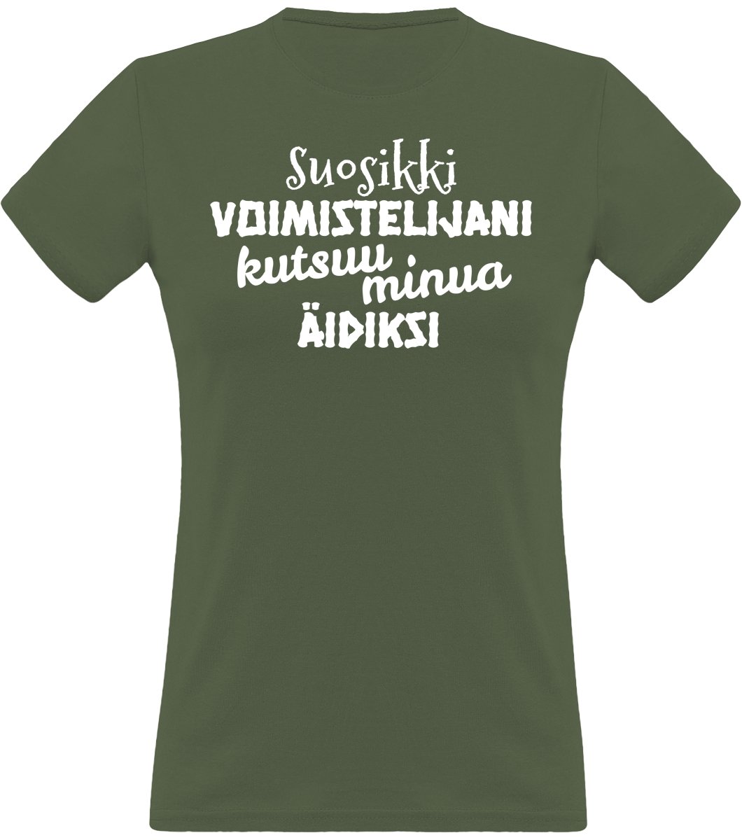 Suosikkivoimistelijani äidiksi klassinen naisten t-paita - FourFan