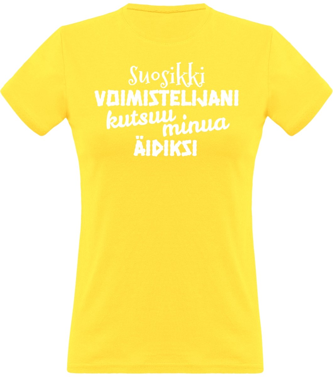 Suosikkivoimistelijani äidiksi klassinen naisten t-paita - FourFan