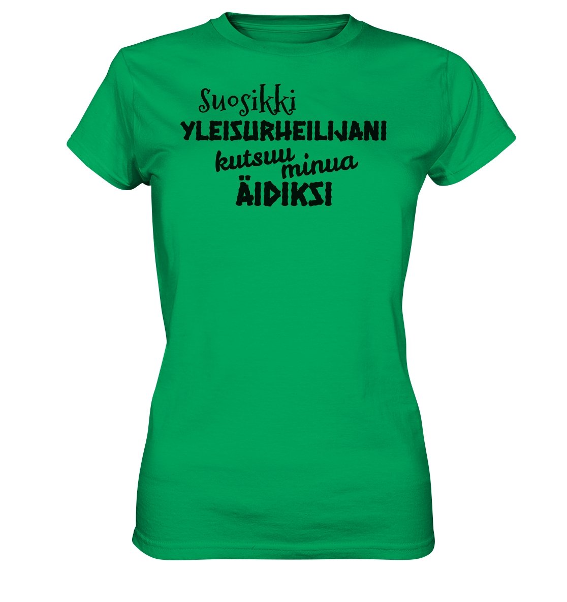 Suosikkiyleisurheilijani äidiksi t-paita naisten malli - FourFan