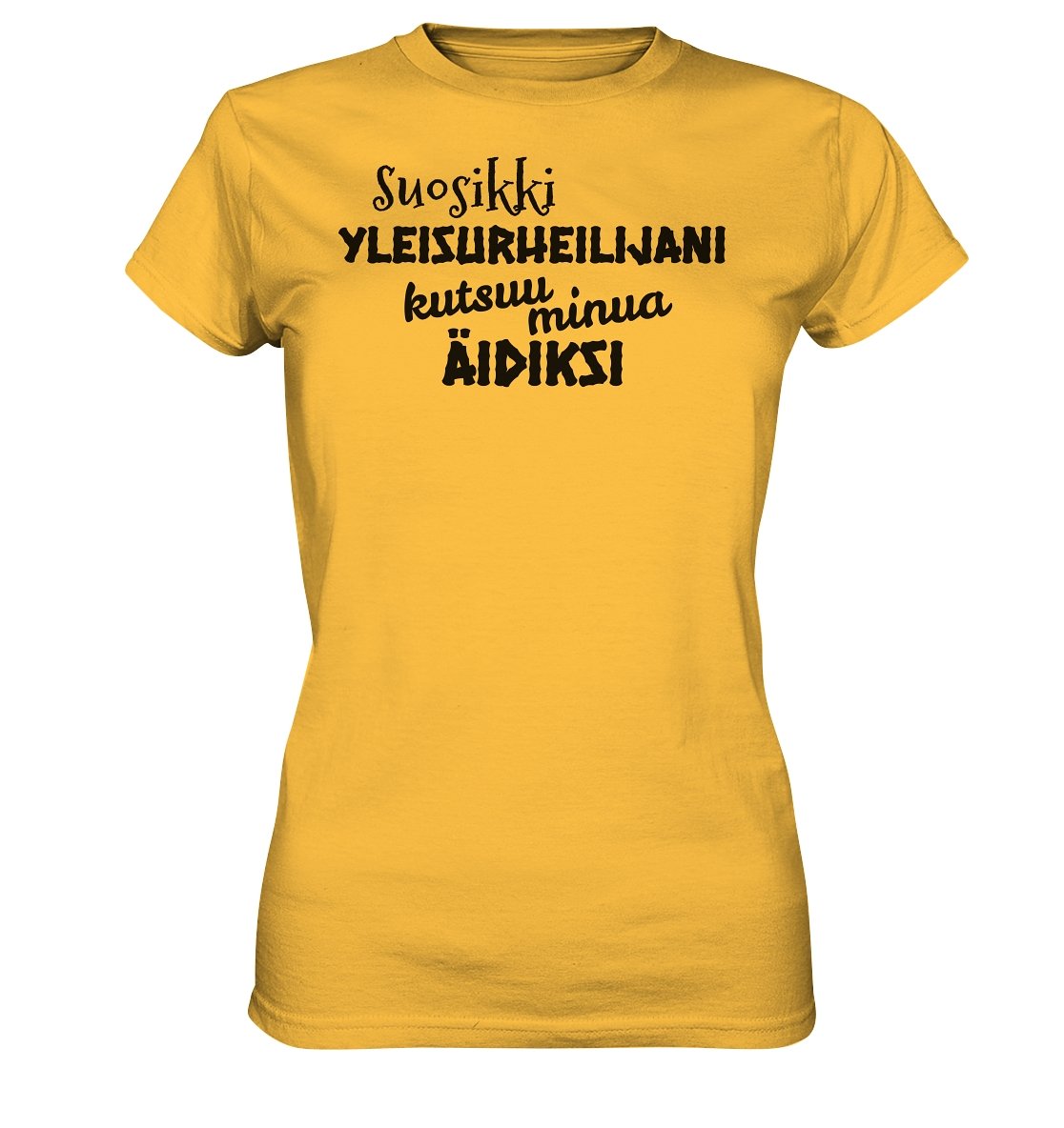 Suosikkiyleisurheilijani äidiksi t-paita naisten malli - FourFan