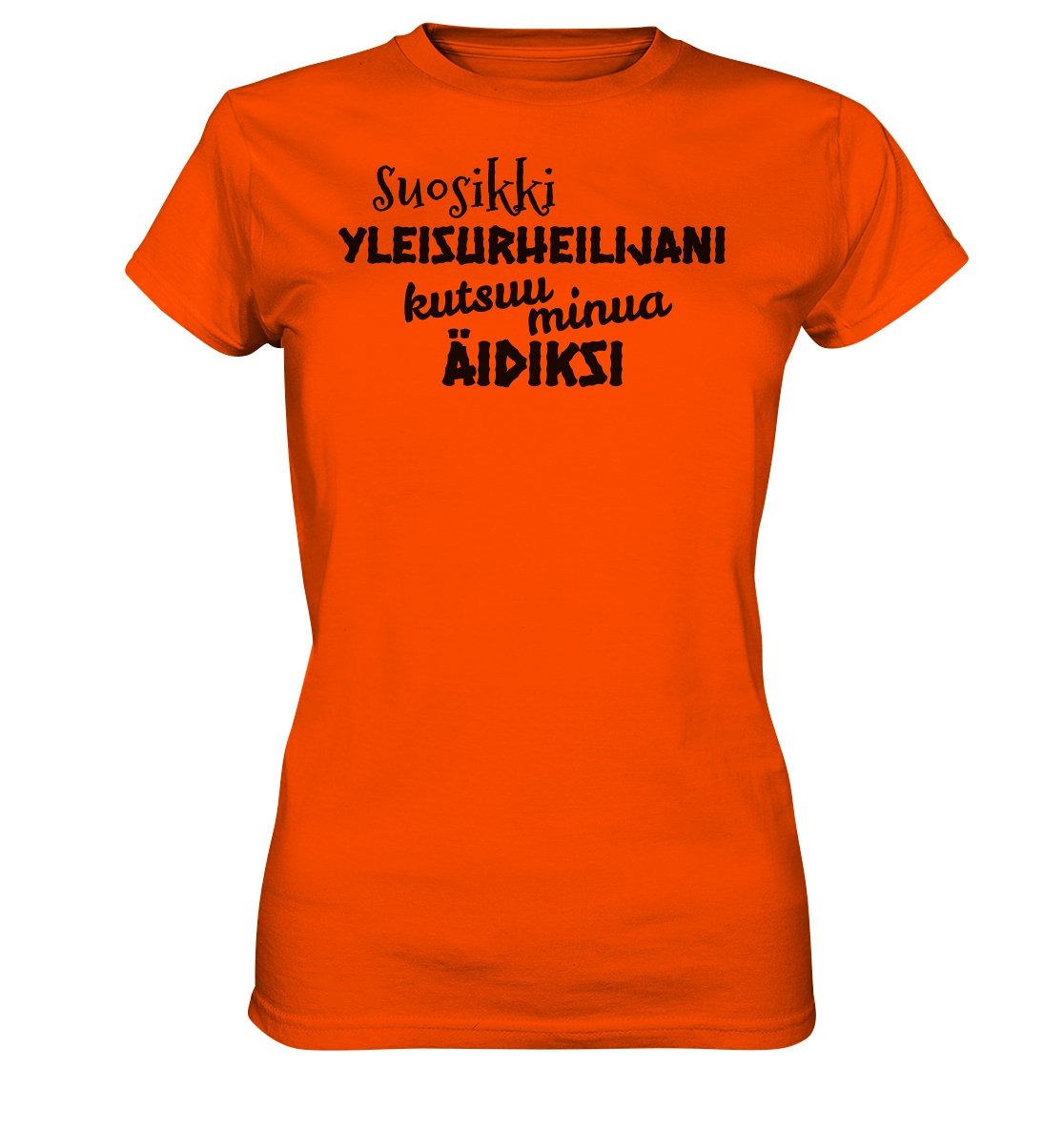 Suosikkiyleisurheilijani äidiksi t-paita naisten malli - FourFan