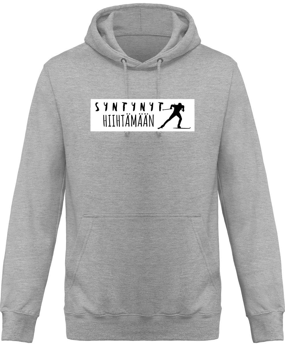Syntynyt hiihtämään huppari unisex - FourFan