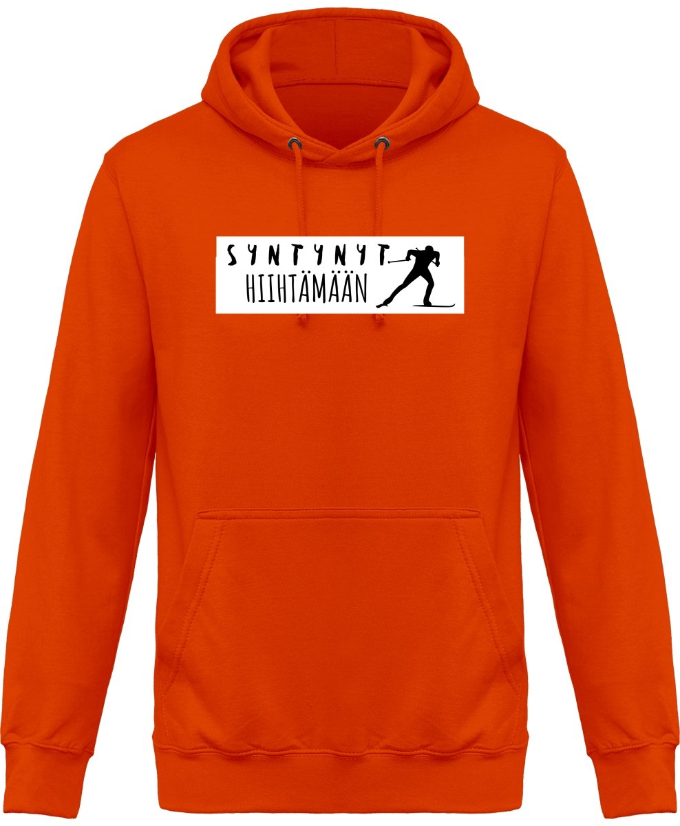 Syntynyt hiihtämään huppari unisex - FourFan
