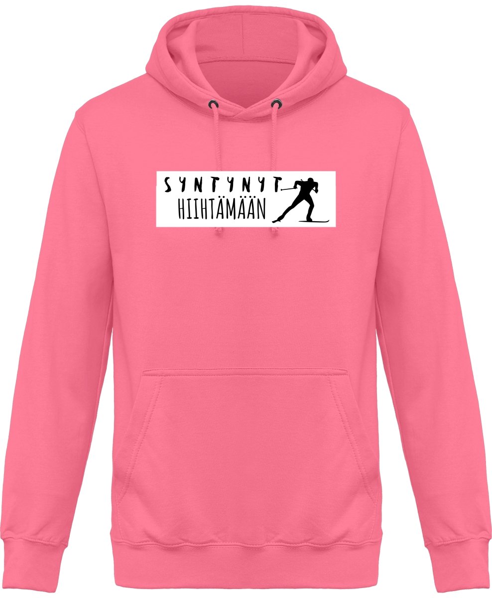 Syntynyt hiihtämään huppari unisex - FourFan