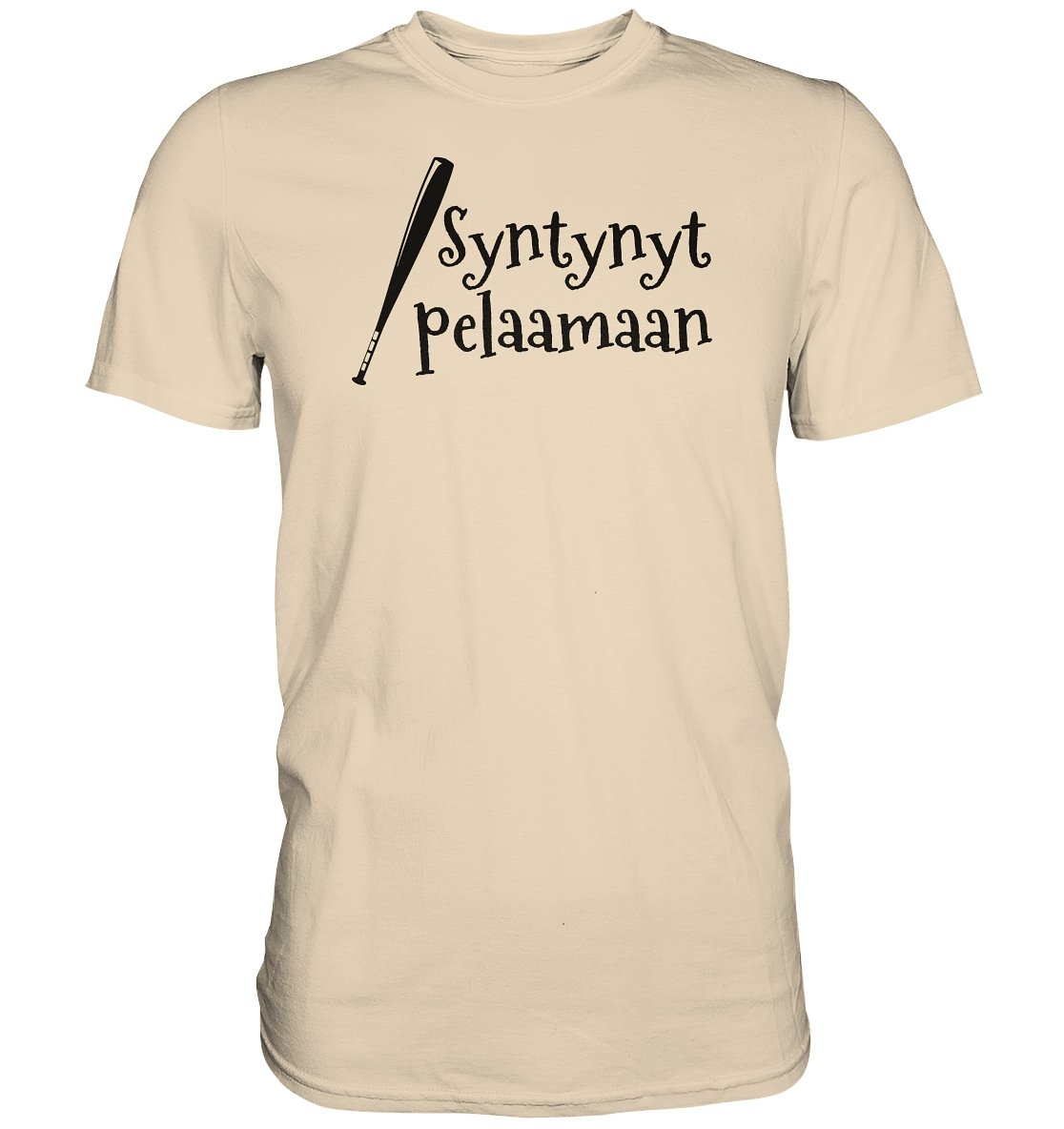 Syntynyt pelaaman pesis t-paita unisex - FourFan