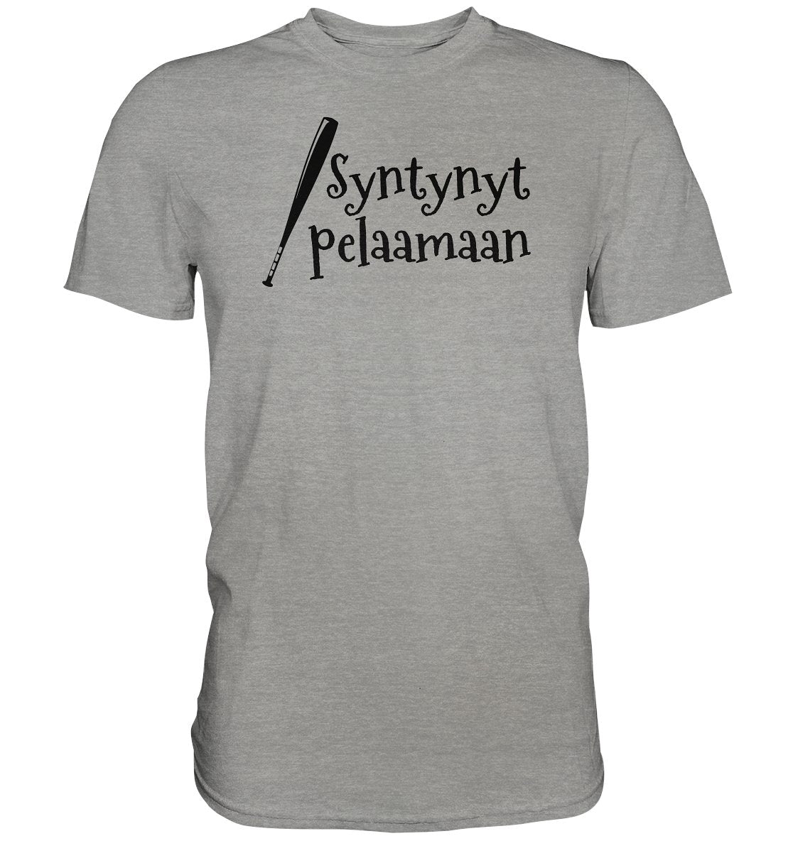 Syntynyt pelaaman pesis t-paita unisex - FourFan