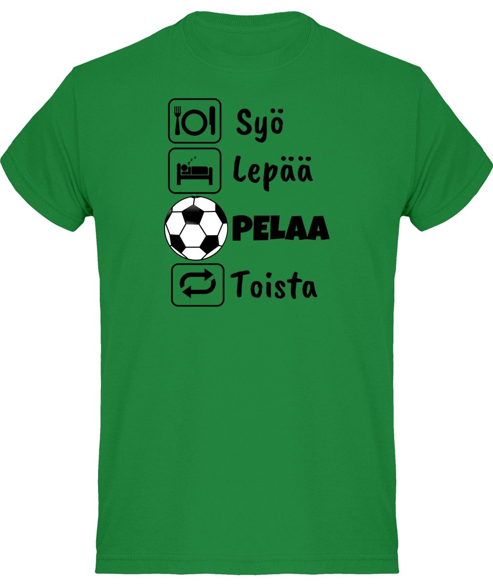 Syö, Lepää, Futis t-paita - FourFan