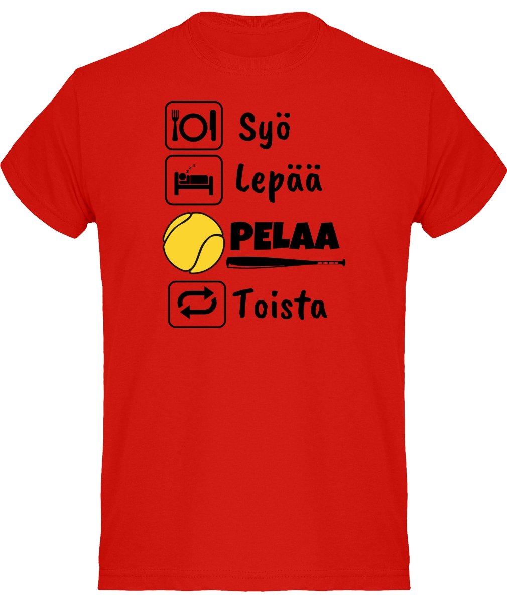 Syö, Lepää pesis t-paita - FourFan