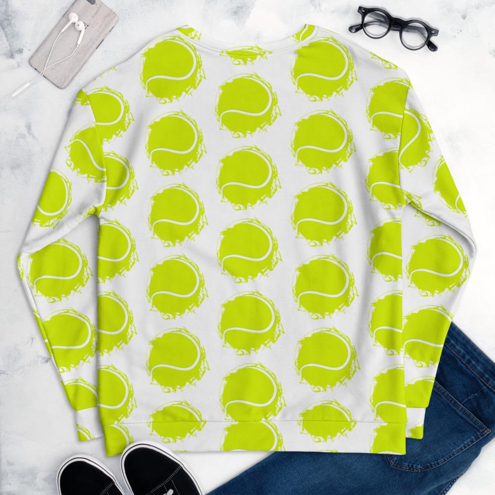 Tennis allover valkoinen collage unisex - FourFan