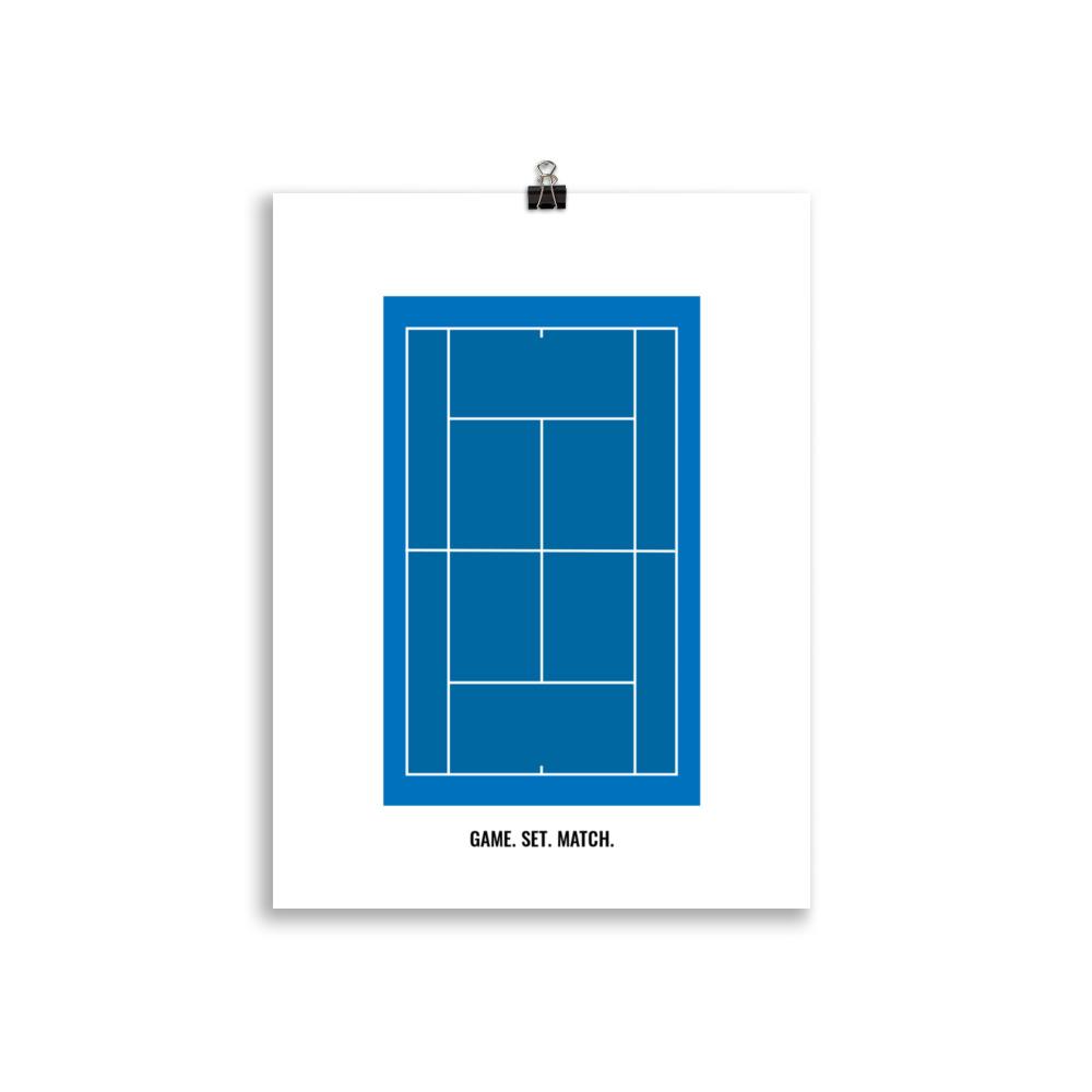 Tennis court Austrailan Open juliste - FourFan