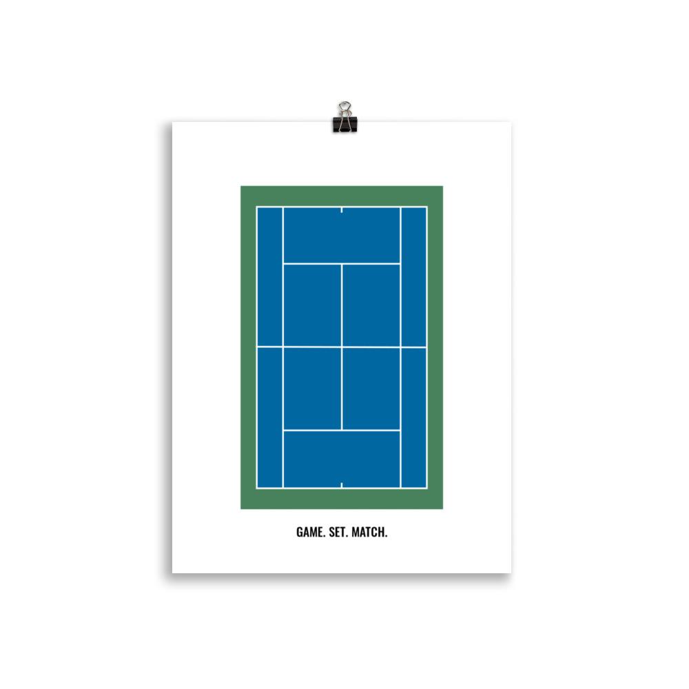 Tennis court US Open juliste - FourFan