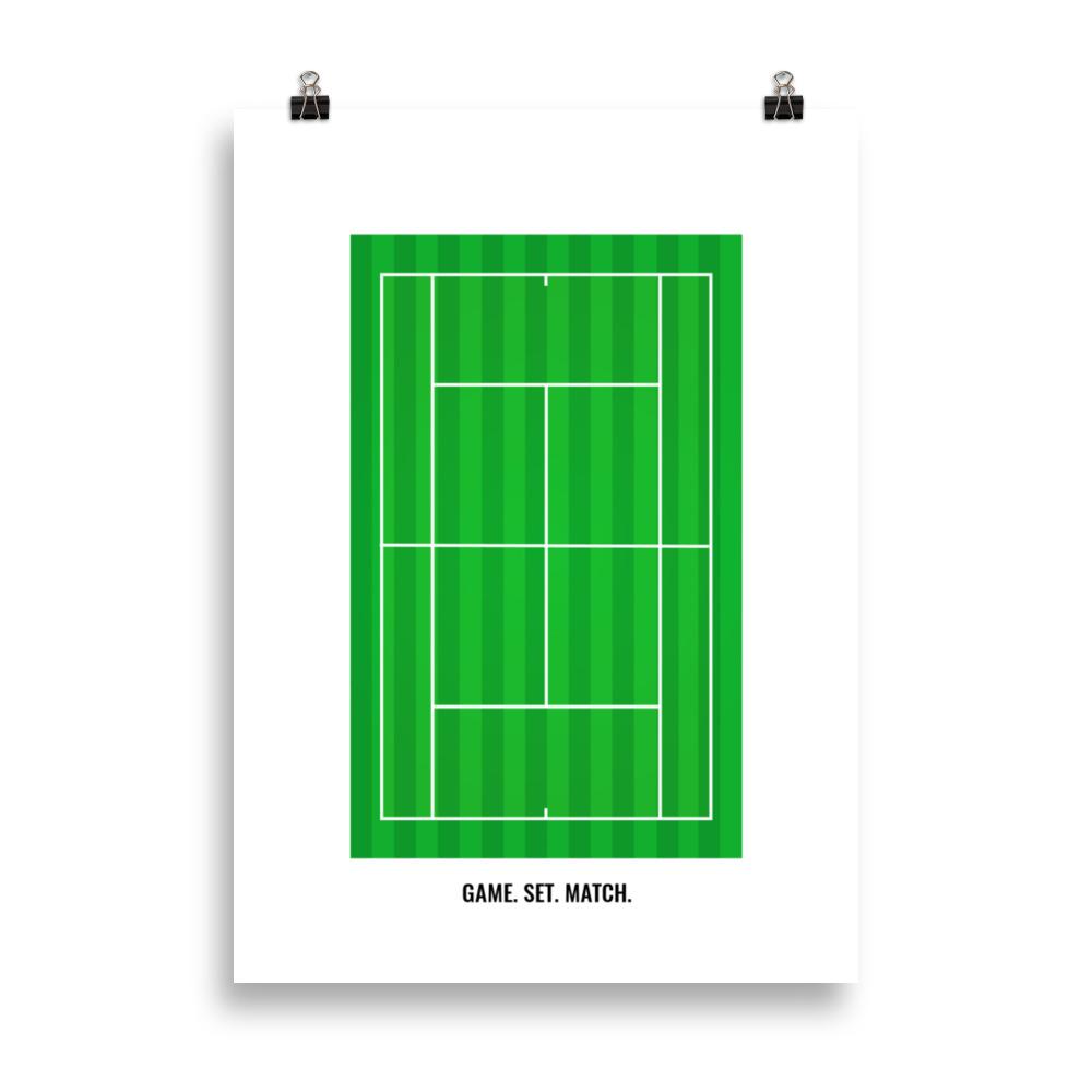 Tennis court Wimbledon juliste - FourFan