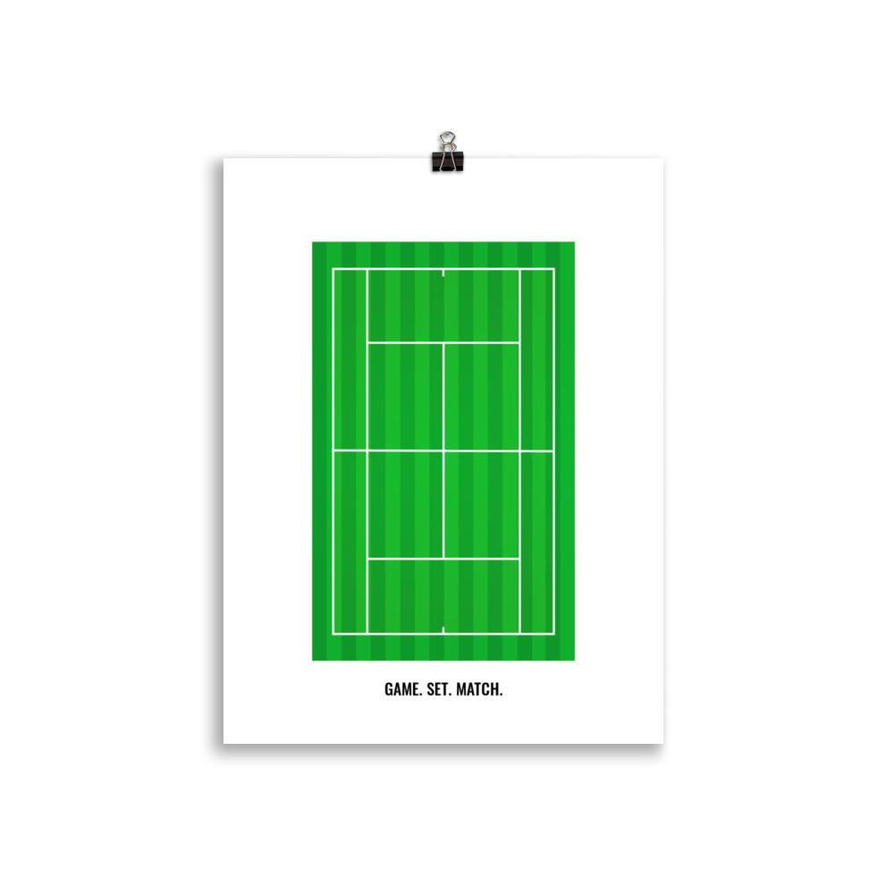 Tennis court Wimbledon juliste - FourFan