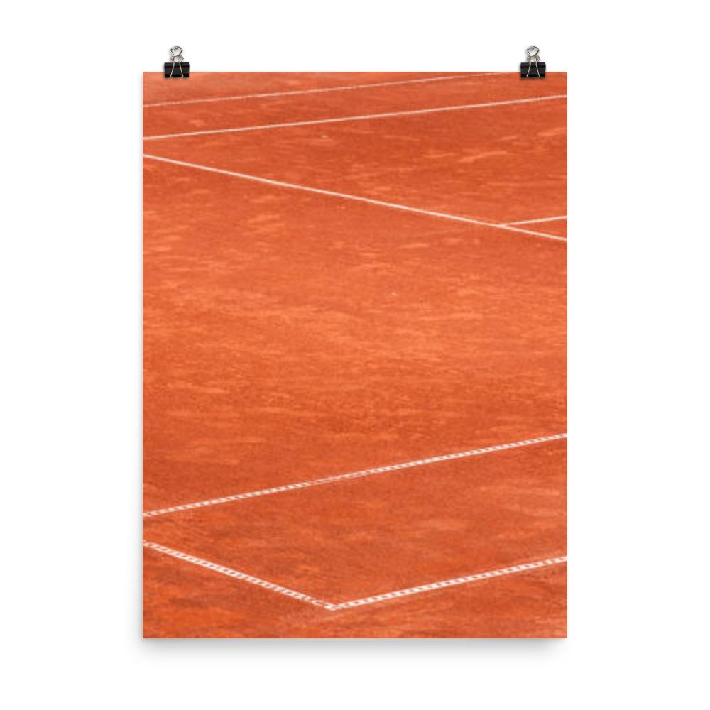 Tennis massakenttä juliste - FourFan