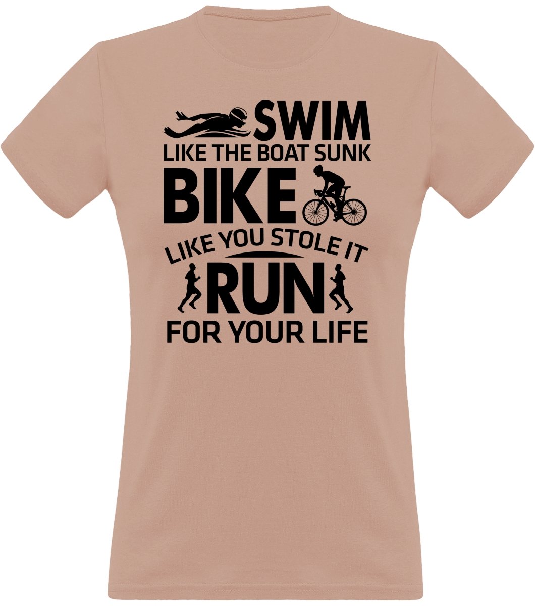Triathlon Swim like klassien naisten t-paita - FourFan