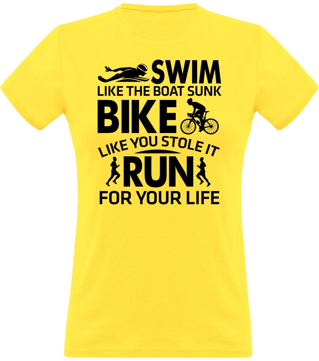 Triathlon Swim like klassien naisten t-paita - FourFan