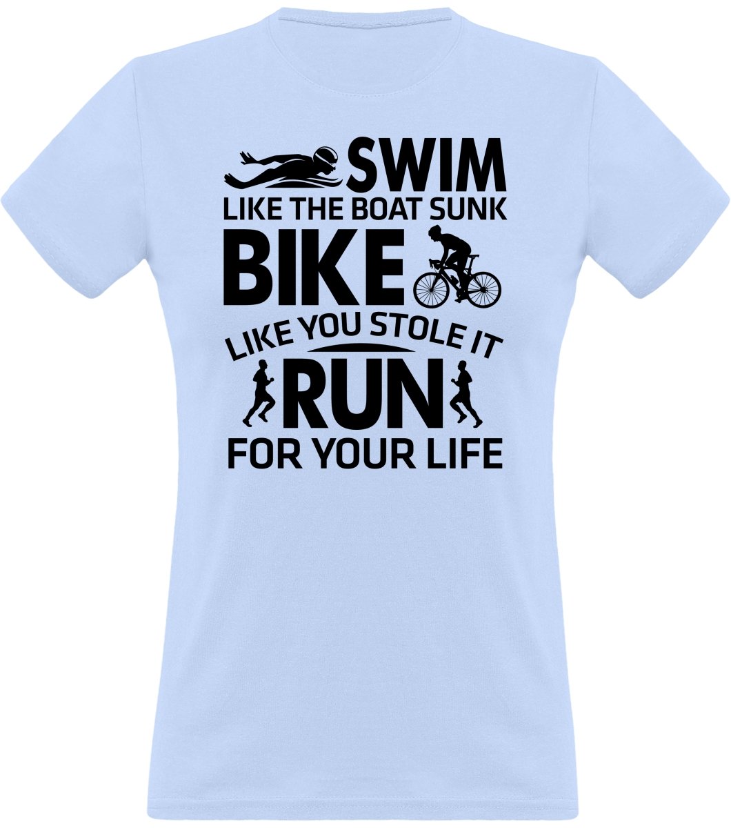 Triathlon Swim like klassien naisten t-paita - FourFan