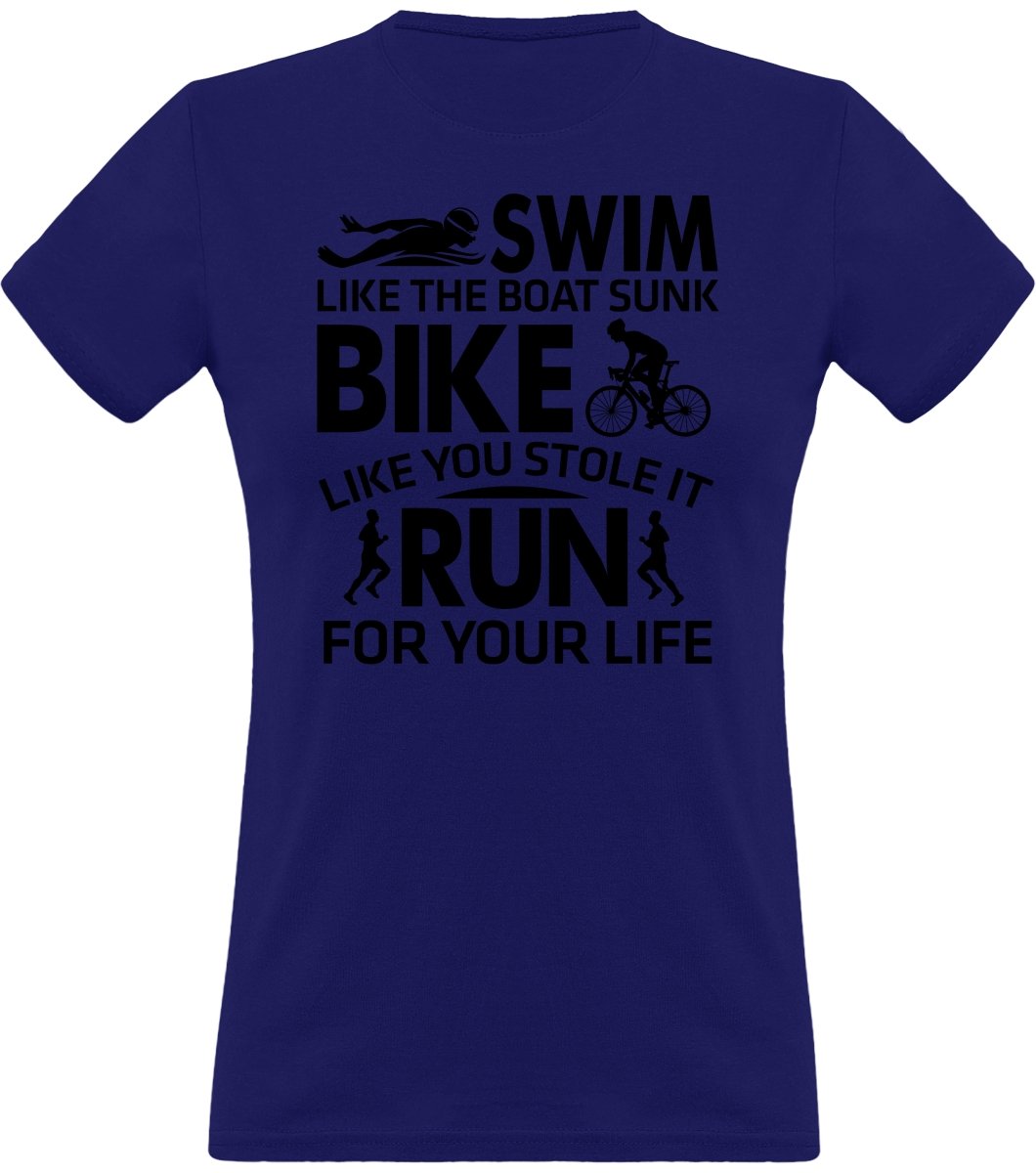 Triathlon Swim like klassien naisten t-paita - FourFan