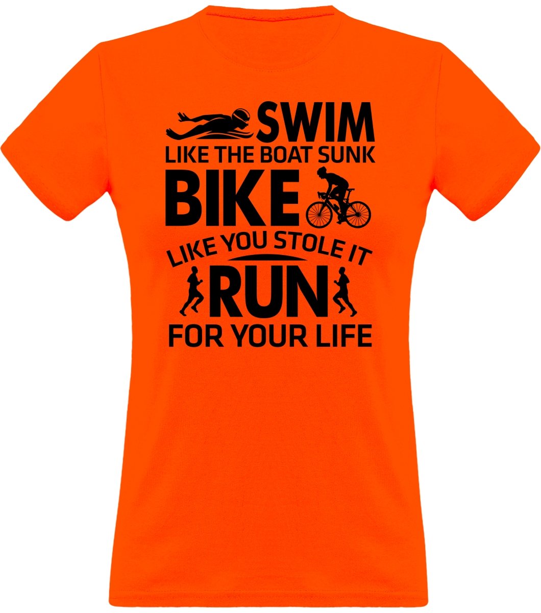 Triathlon Swim like klassien naisten t-paita - FourFan