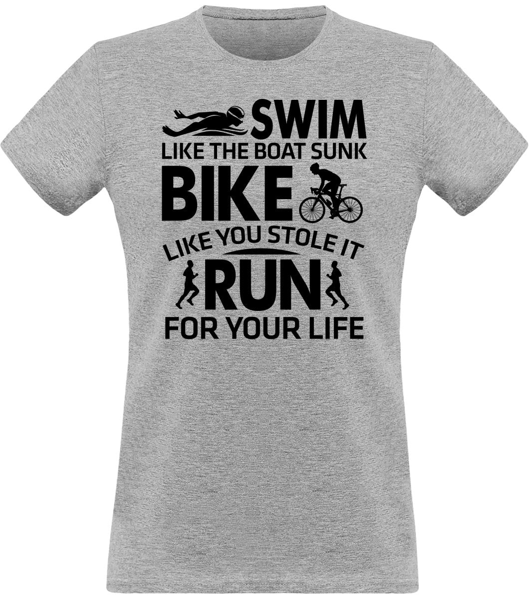 Triathlon Swim like klassien naisten t-paita - FourFan