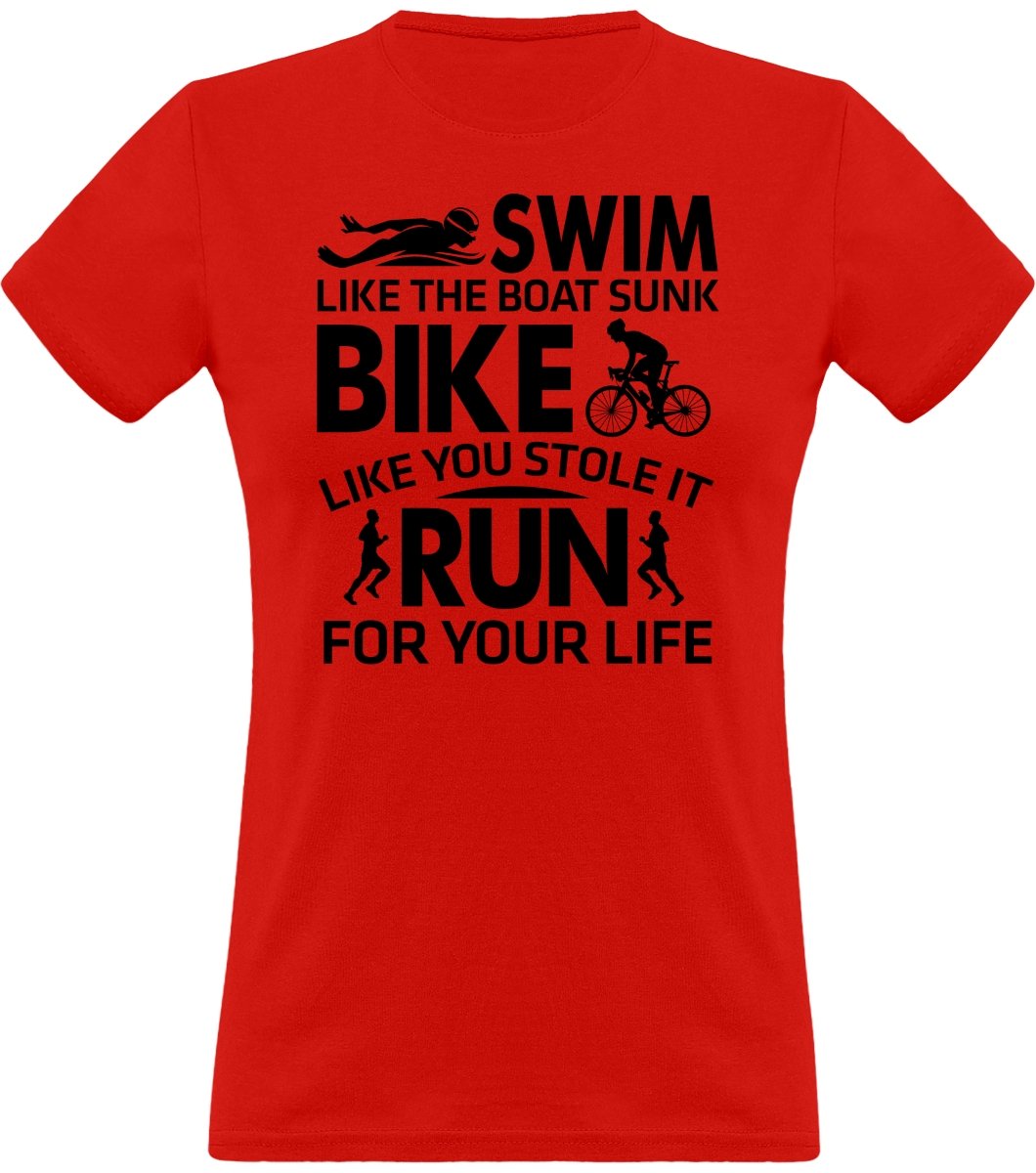 Triathlon Swim like klassien naisten t-paita - FourFan