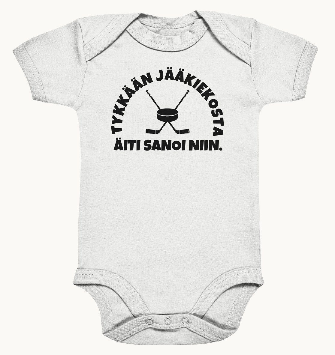 Tykkään jääkiekosta äiti vauvan body - FourFan