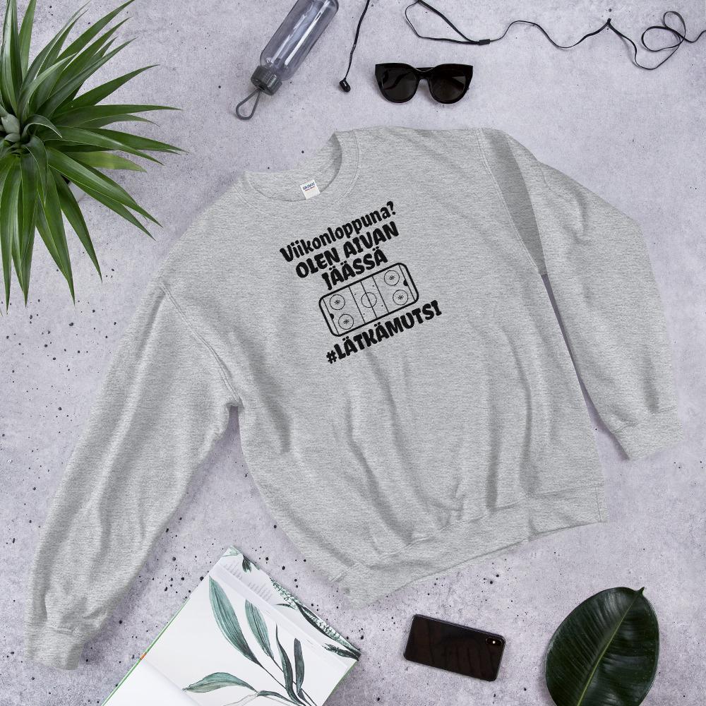 Viikonloppuna jäässä #lätkämutsi collage unisex - FourFan