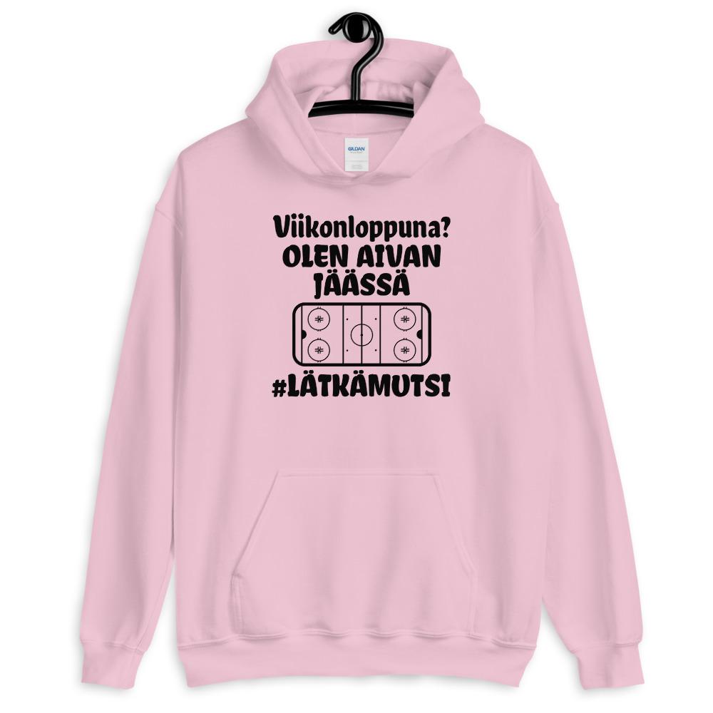 Viikonloppuna jäässä #lätkämutsi huppari unisex - FourFan
