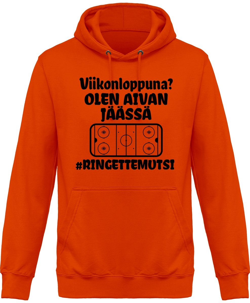 Viikonloppuna? Jäässä... #Ringettemutsi huppari unisex - FourFan