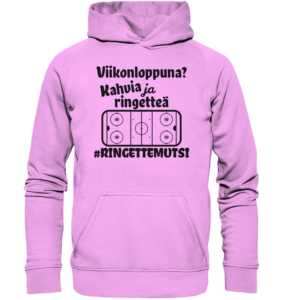 Viikonloppuna? ...kahvia #ringettemutsi huppari unisex - FourFan