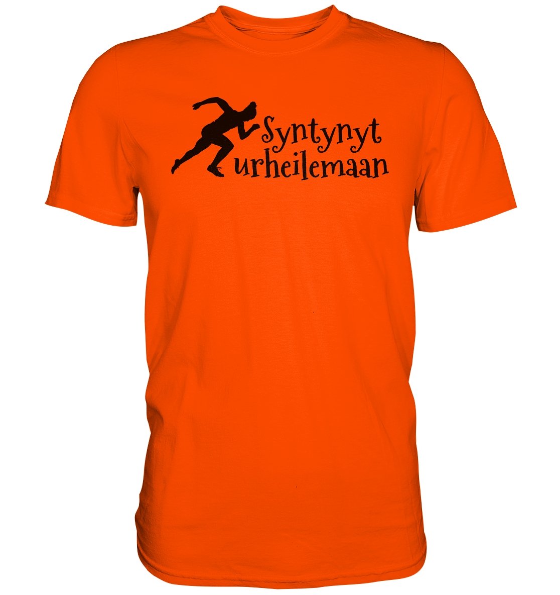Yleisurheilu syntynyt urheilemaan t-paita unisex - FourFan