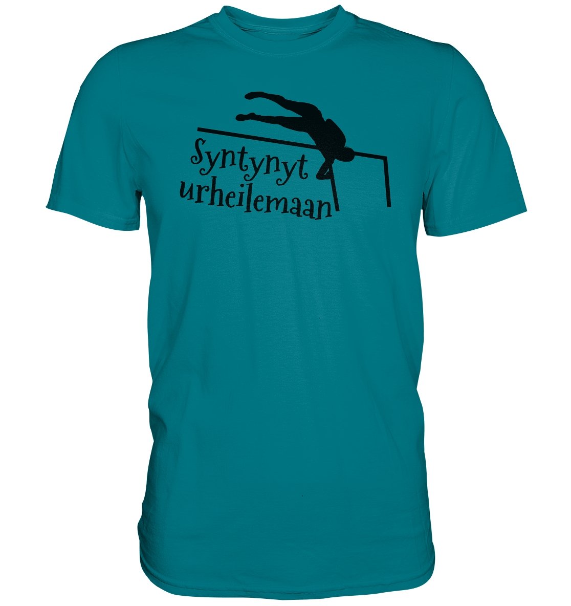 Yleisurheilu Syntynyt urheilemaan t-paita unisex - Premium Shirt - FourFan