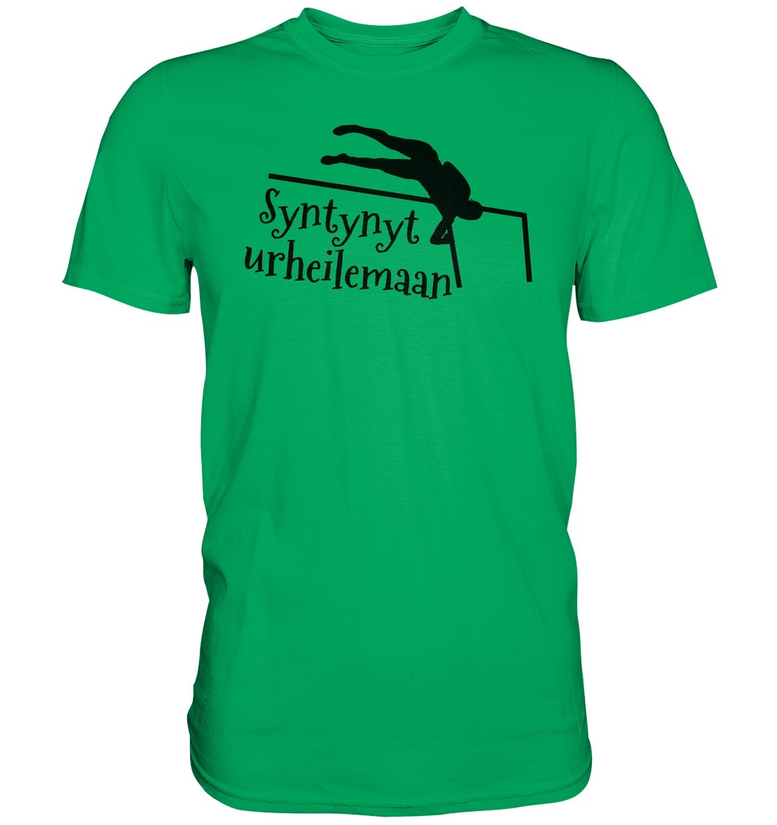 Yleisurheilu Syntynyt urheilemaan t-paita unisex - Premium Shirt - FourFan