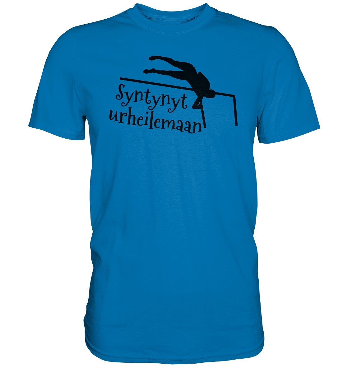 Yleisurheilu Syntynyt urheilemaan t-paita unisex - Premium Shirt - FourFan