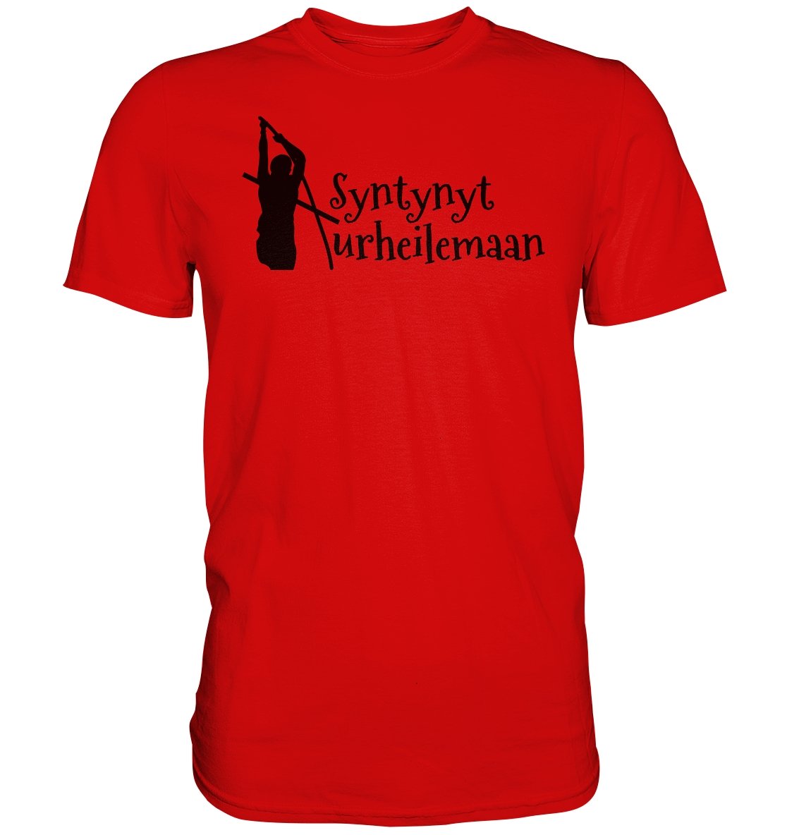 Yleisurheilu Syntynyt Urheilemaan unisex t-paita - FourFan