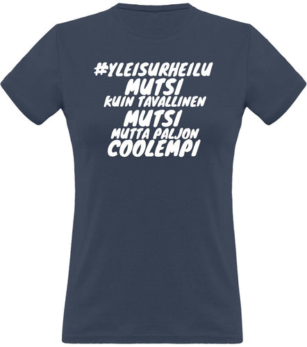 #Yleisurheilumutsi coolempi klassinen naisten t-paita - FourFan