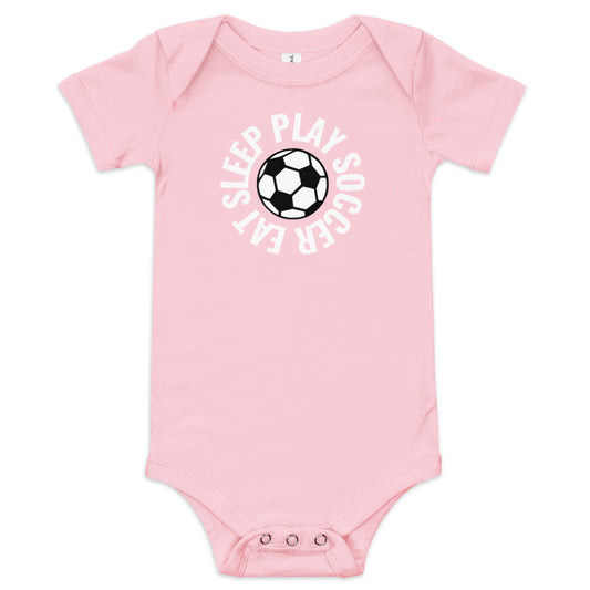Eat, Sleep, Soccer vauvan body