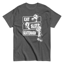 Load image into Gallery viewer, Eat sleep skateboard t-paita
