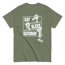 Load image into Gallery viewer, Eat sleep skateboard t-paita
