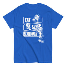 Load image into Gallery viewer, Eat sleep skateboard t-paita
