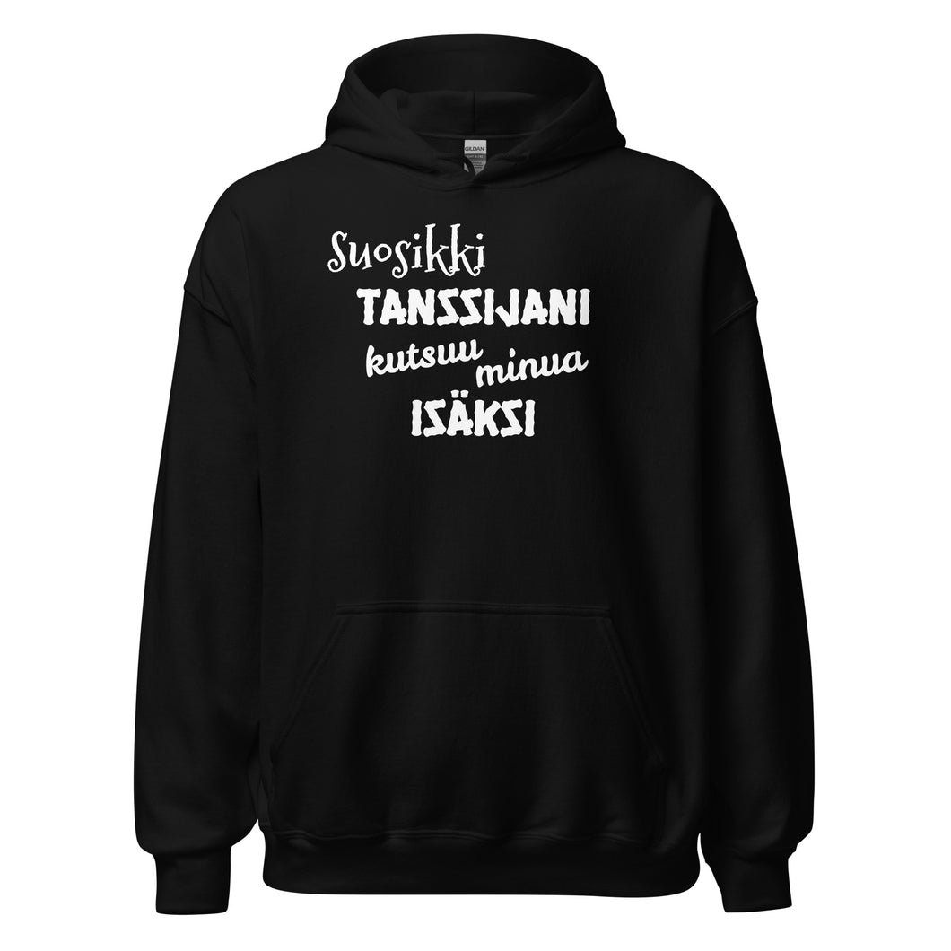 Suosikkitanssijani isäksi huppari