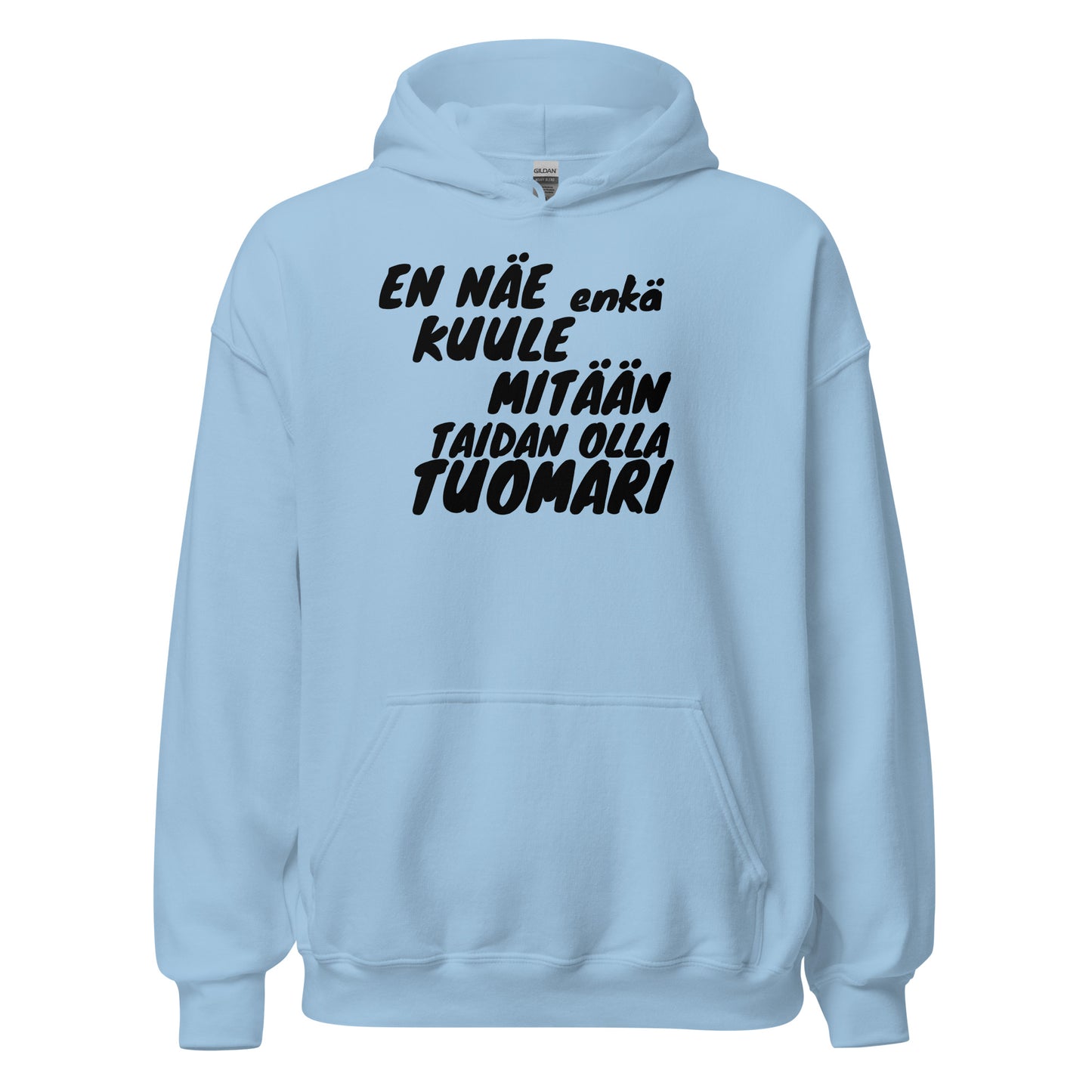 Taidan olla tuomari huppari