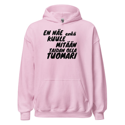 Taidan olla tuomari huppari