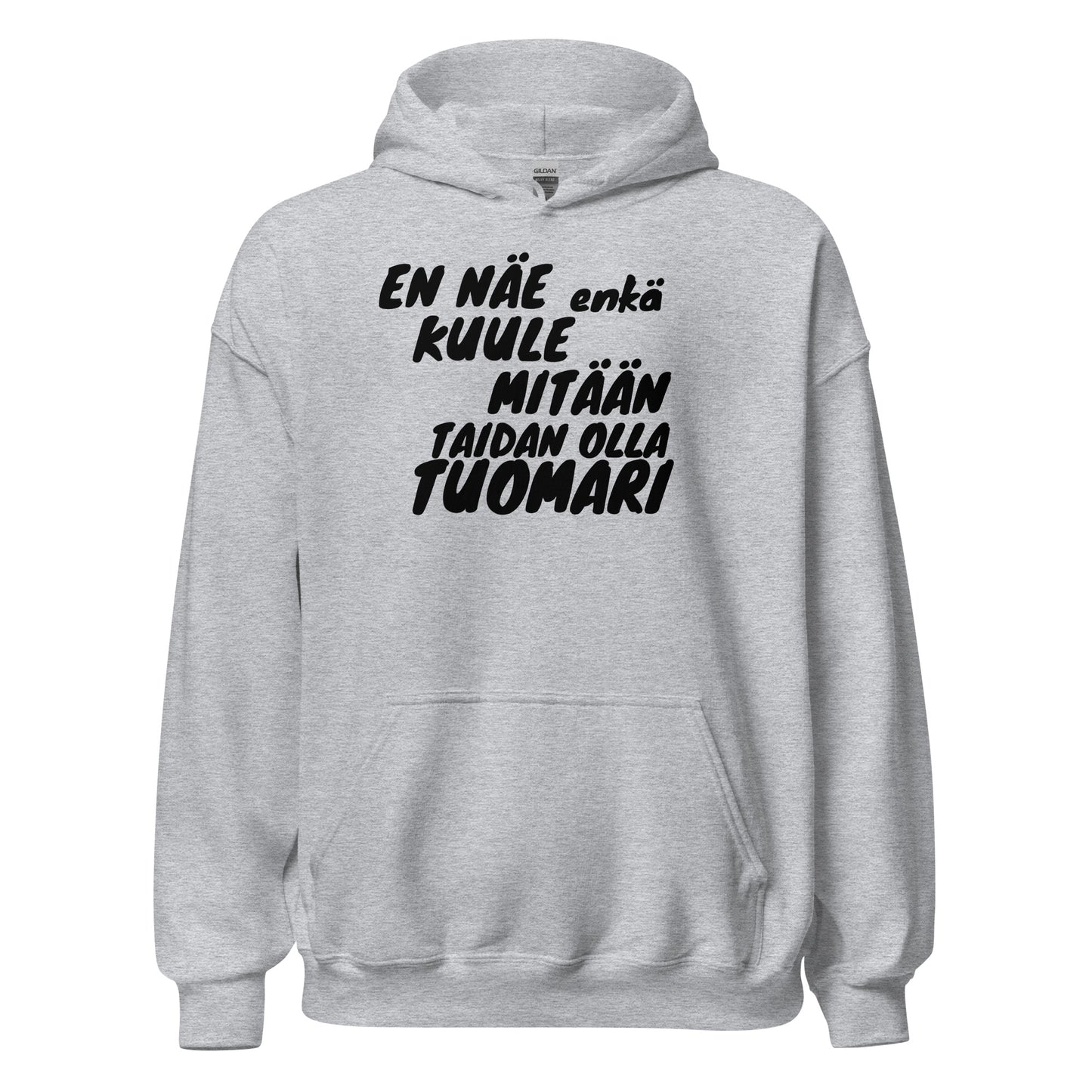 Taidan olla tuomari huppari