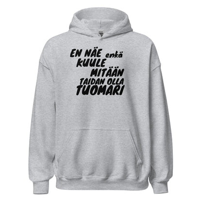 Taidan olla tuomari huppari