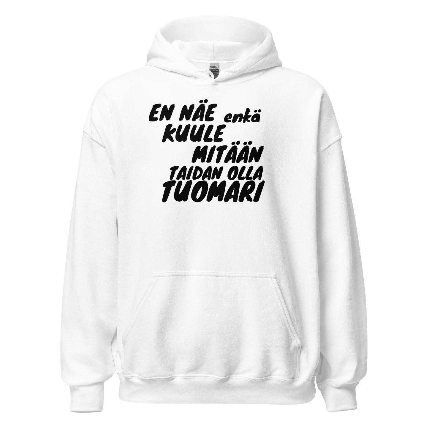 Taidan olla tuomari huppari