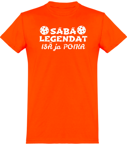 Säbälegendat isä ja poika t-paita