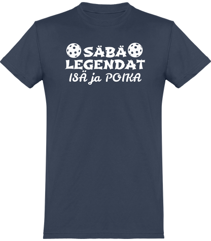 Säbälegendat isä ja poika t-paita